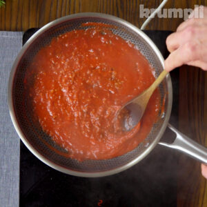 Tomato and Anchovy Pasta Process Shot 3 of 5