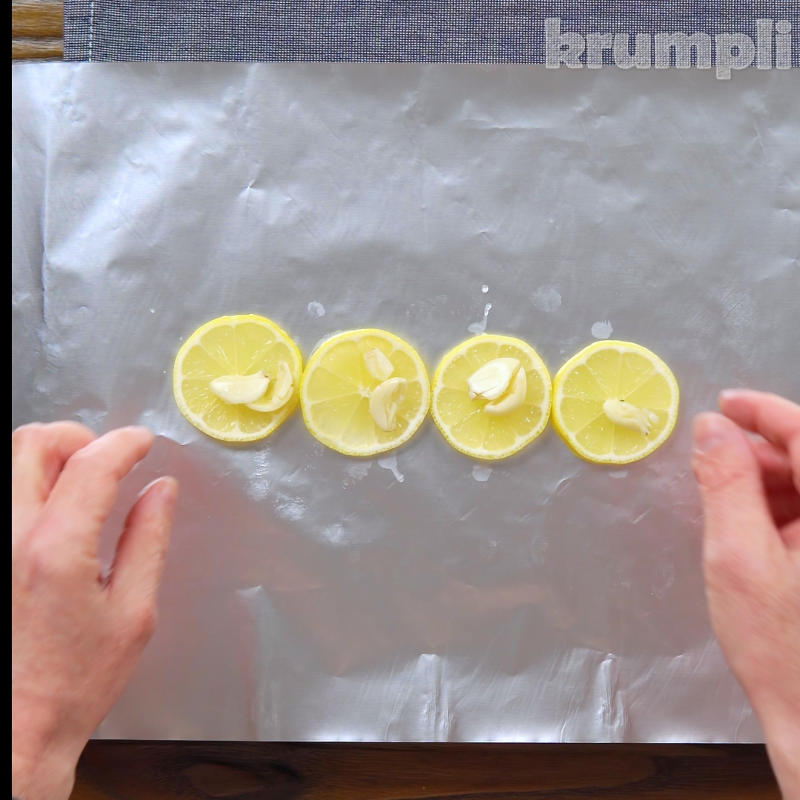 Fish baked in foil process shot 1 of 6