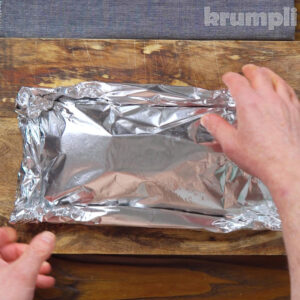 Fish baked in foil process shot 5 of 6