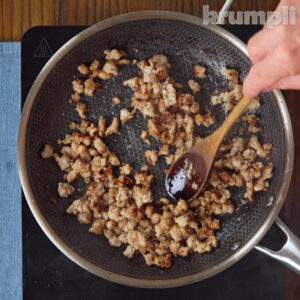 Gochujang Sausage Pasta Process Shot 1 of 6