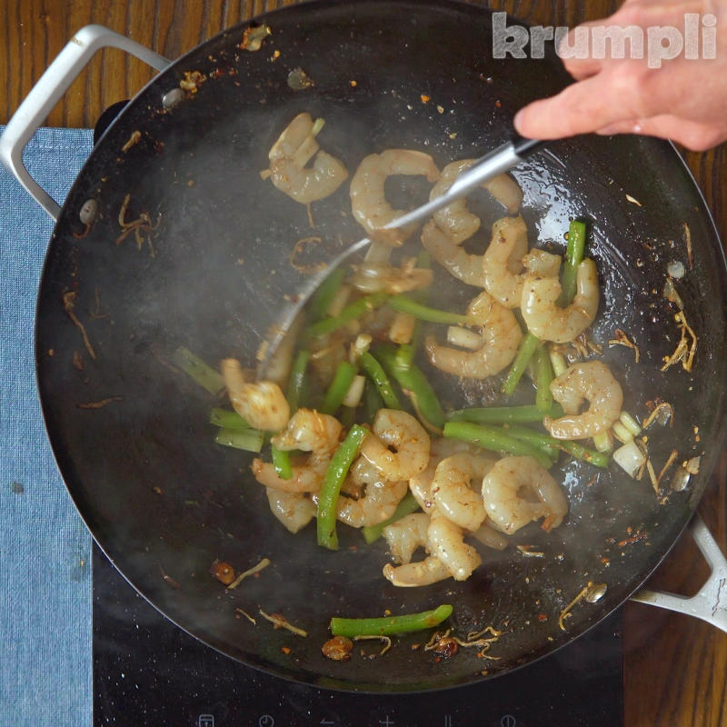 Szechuan Prawns Process Shot 4 of 6