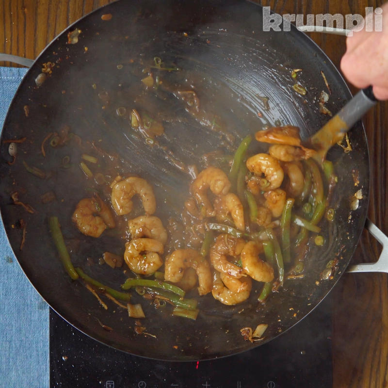 Szechuan Prawns Process Shot 6 of 6