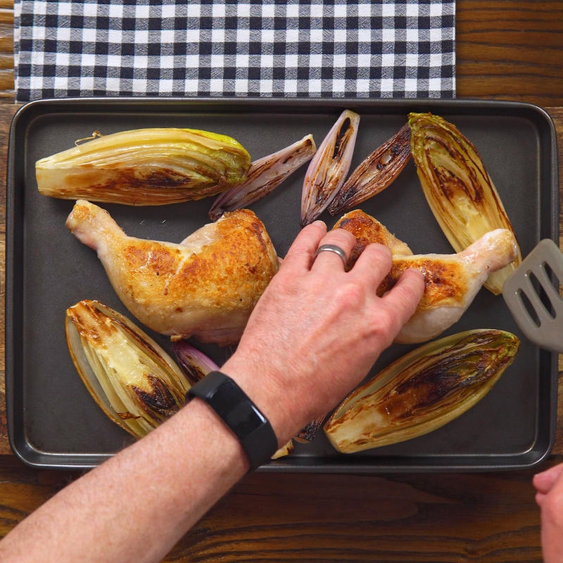 Chicken and Chicory Process shot 3 of 6