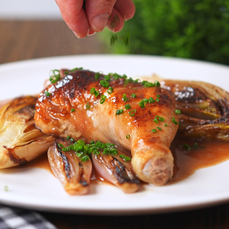 Chicken and Chicory Process shot 6 of 6