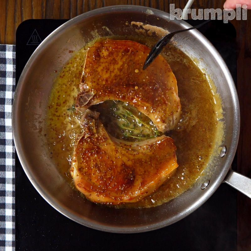 Honey Mustard Pork Chops Process shot 5 of 6