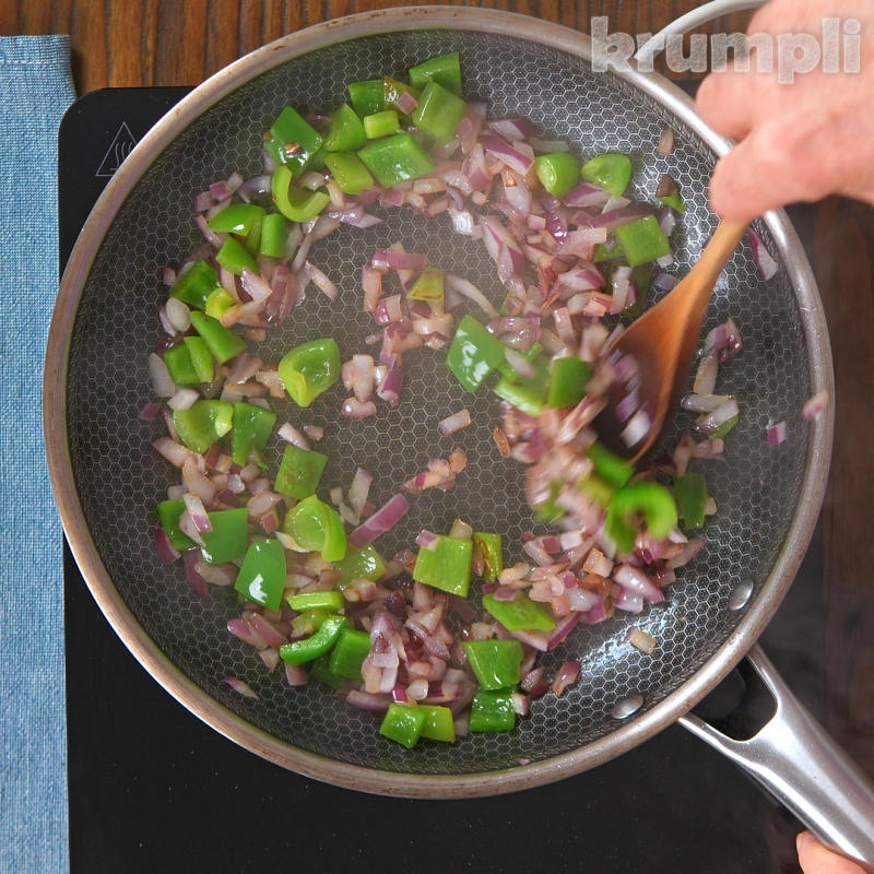 Sausage and Rice Process Shot 1 of 6